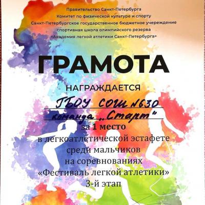 Фестиваль легкой атлетики