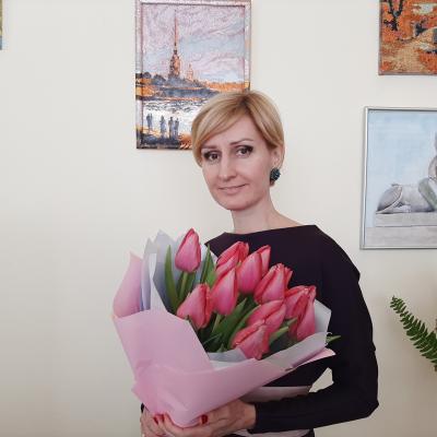 Цветы и улыбки для учителей